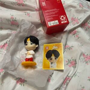BTS inspired happy meal toy figurine-  Jin, like new!